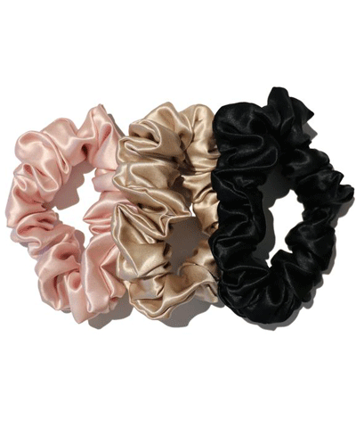 Slip - Slip Scrunchie - Pink, Caramel, Black